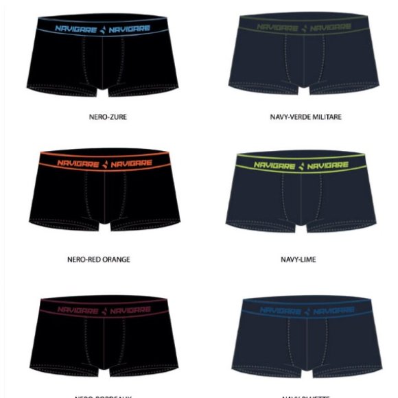 NAVIGARE BOXER UOMO ART.21538T 3 PEZZI - COLORI ASSORTITI 
