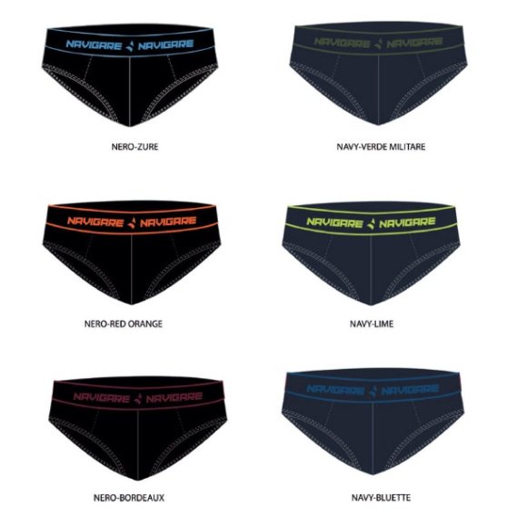 NAVIGARE SLIP UOMO ART.21539T  3 PEZZI - COLORI ASSORTITI