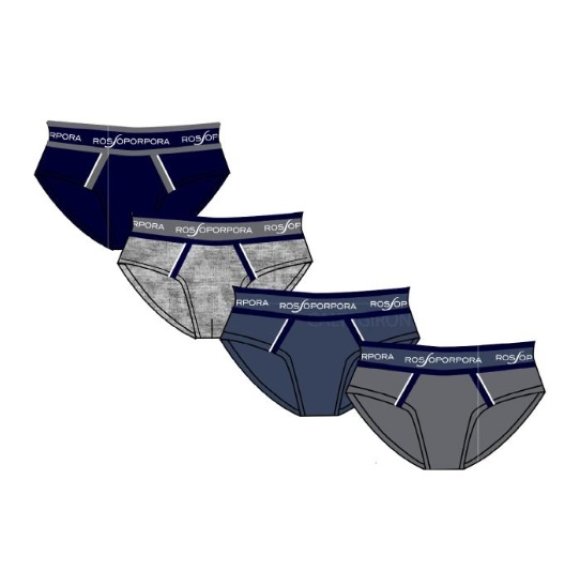 ROSSOPORPORA SLIP UOMO ART.US2183 - 4 PEZZI 