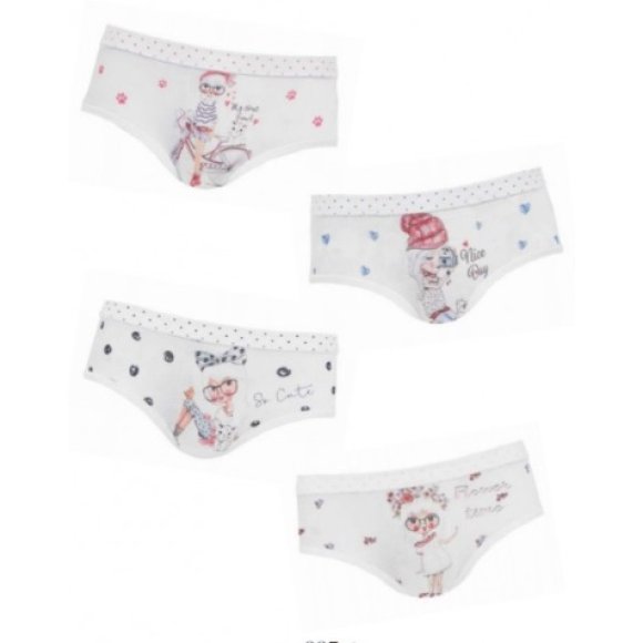 JADEA SLIP BIMBA ART.227 - FANTASIE ASSORTITE 