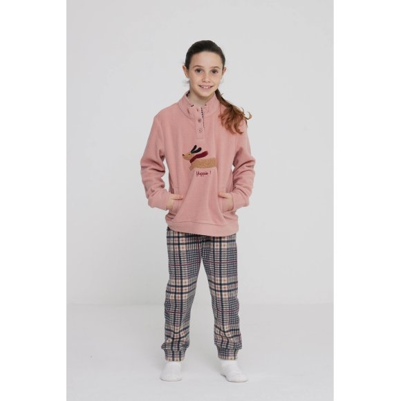 NOIDINOTTE - PIGIAMA BAMBINA/O COD.FE2272AS - ROSA