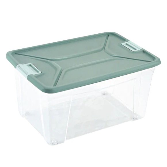 Contenitore Klic Rolly 7 Trasparente Con Coperchio 