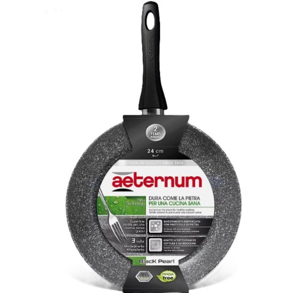 PADELLA BLACK PEARL 24CM INDUZIONE Aeternum PADELLA BLACK PEARL 24CM INDUZIONE Aeternum
