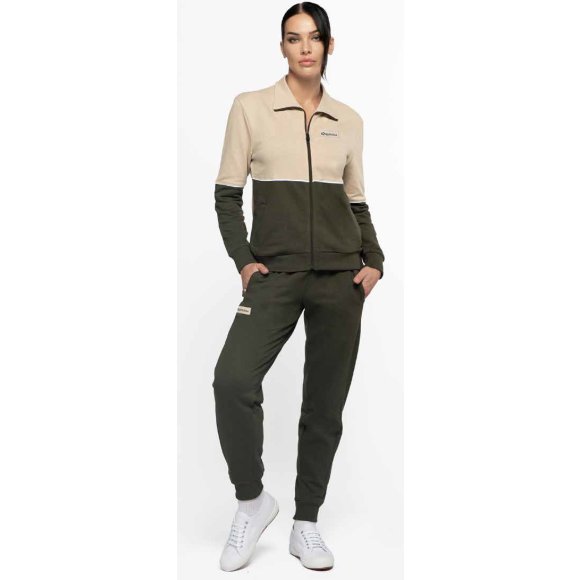 SUPERGA - TUTA DONNA COD.SWW24350 - VERDE