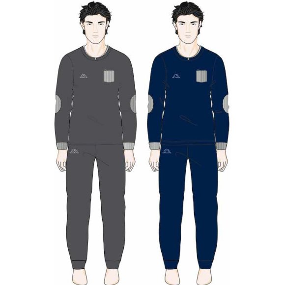 KAPPA - PIGIAMA INTERLOCK UOMO COD. KMW24616 - COLORI ASSORTITI