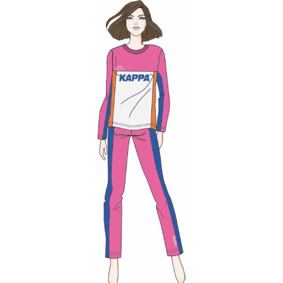 KAPPA - PIGIAMA DONNA COD.KWW24721 - COLORI ASSORTITI