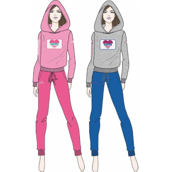 KAPPA - PIGIAMA DONNA COD. KWW24730 - COLORI ASSORTITI