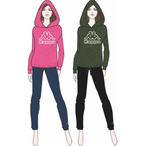 KAPPA - PIGIAMA DONNA COTONE COD.KWW24733 - COLORI ASSORTITI