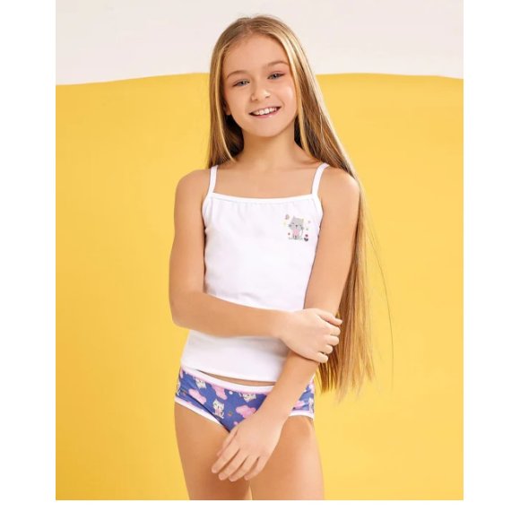 JADEA CORDINATO BIMBA TOP+SLIP ART.249 COLORI ASSORTITI