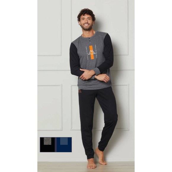 KAPPA - PIGIAMA UOMO IN COTONE COD.KMS25407 - COLORI ASSORTITI