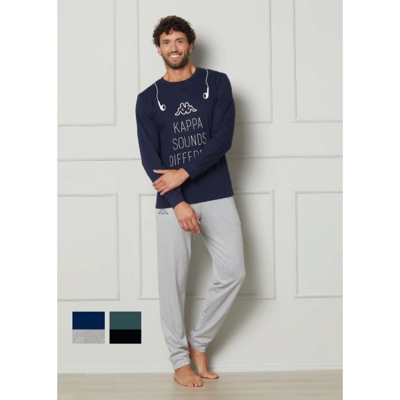 KAPPA - PIGIAMA UOMO IN COTONE COD.KMS25408 - COLORI ASSORTITI