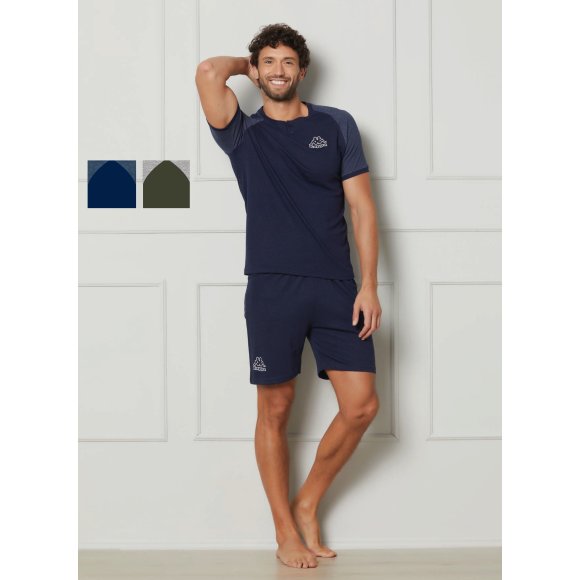 KAPPA - PIGIAMA UOMO MEZZA MANICA COD.KMS25421 - COLORI ASSORTITI
