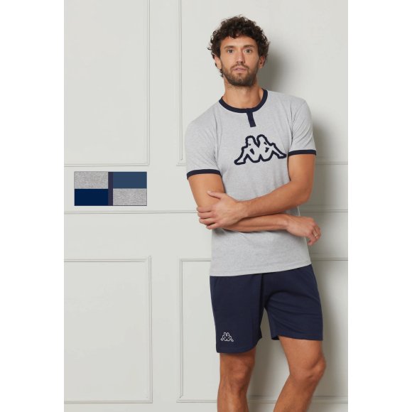 KAPPA - PIGIAMA UOMO MEZZA MANICA COD.KMS25422 - COLORI ASSORTITI