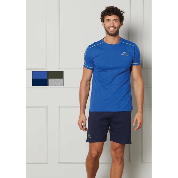 KAPPA - PIGIAMA UOMO MEZZA MANICA COD.KMS25424 - COLORI ASSORTITI