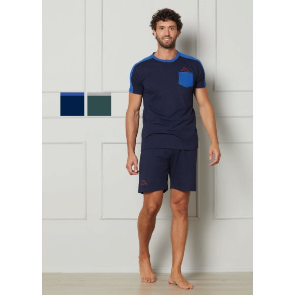 KAPPA - PIGIAMA UOMO MEZZA MANICA COD.KMS25429 - COLORI ASSORTITI