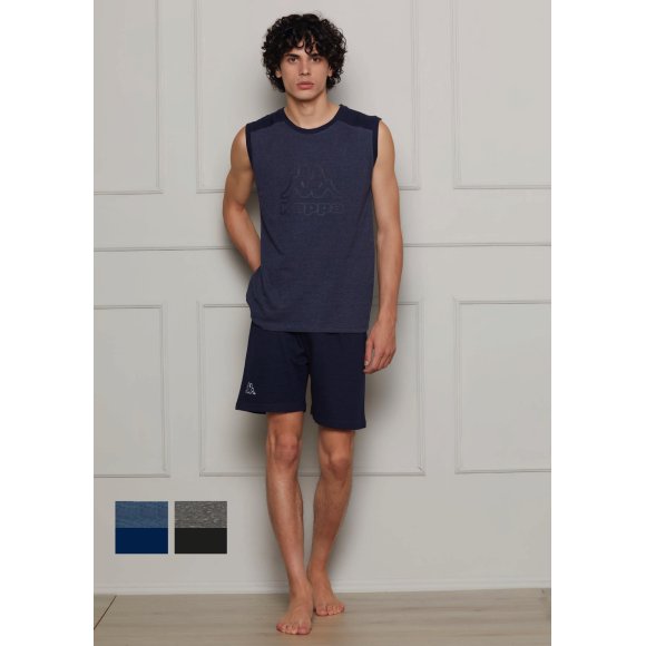 KAPPA - PIGIAMA UOMO GIROMANICA COD.KMS25441 - COLORI ASSORTITI