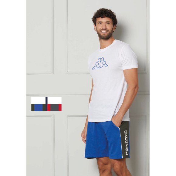 KAPPA - PIGIAMA UOMO MEZZA MANICA COD.KMS25451 - COLORI ASSORTITI