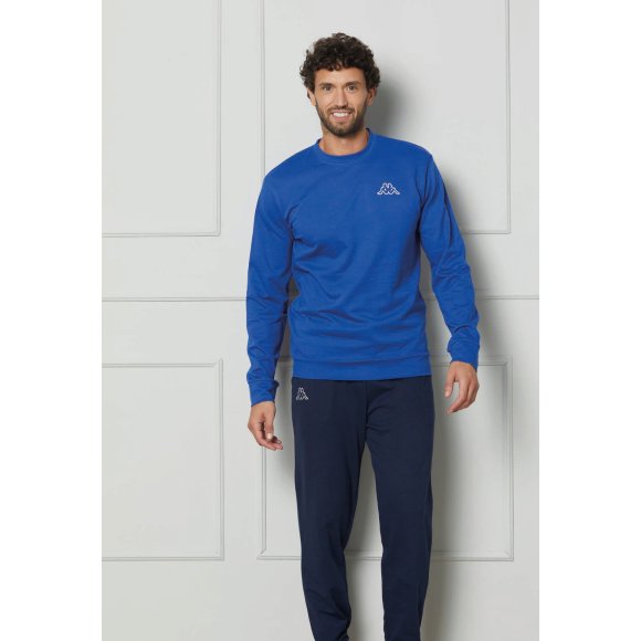 KAPPA - COMPLETO UOMO COTONE NON GARZATO COD.KMS25461 - BLU