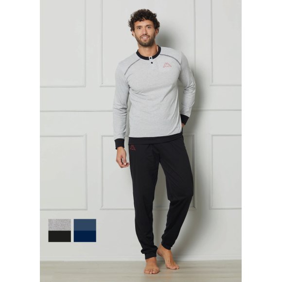 KAPPA - PIGIAMA UOMO IN COTONE COD.KMS25477 - COLORI ASSORTITI