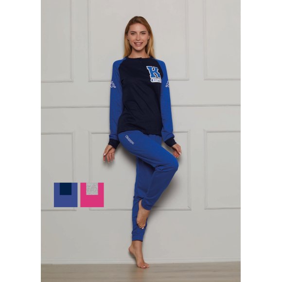 KAPPA - PIGIAMA DONNA IN COTONE COD.KWS25504 - COLORI ASSORTITI