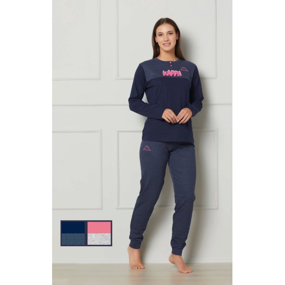 KAPPA - PIGIAMA DONNA IN COTONE COD.KWS25505 - COLORI ASSORTITI