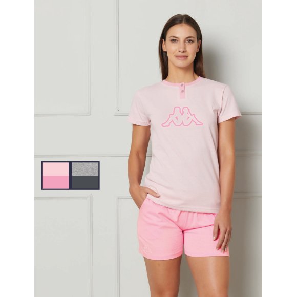 KAPPA - PIGIAMA DONNA MEZZA MANICA COD.KWS25520 - COLORI ASSORTITI