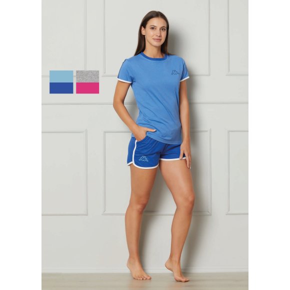 KAPPA - PIGIAMA DONNA MEZZA MANICA COD.KWS25523 - COLORI ASSORTITI