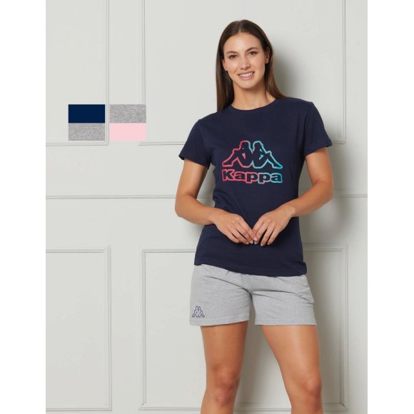 KAPPA - PIGIAMA DONNA MEZZA MANICA COD.KWS25530 - COLORI ASSORTITI