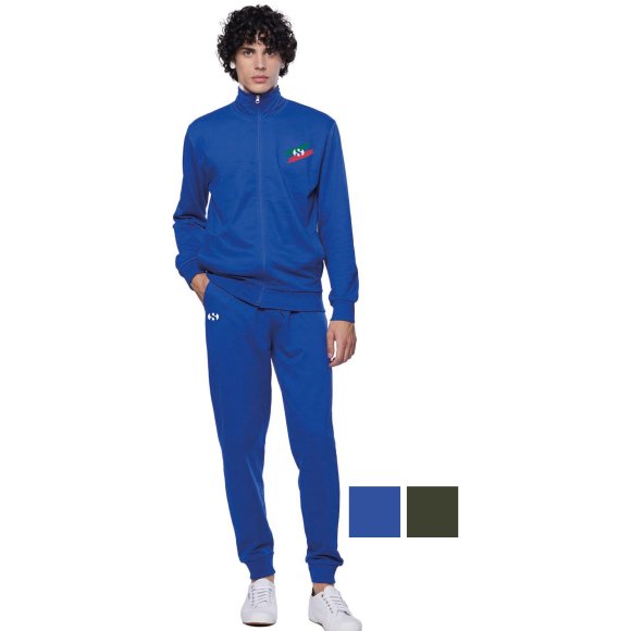 SUPERGA - TUTA UOMO COD.SMS25606 NON GARZATA - COLORI ASSORTITI