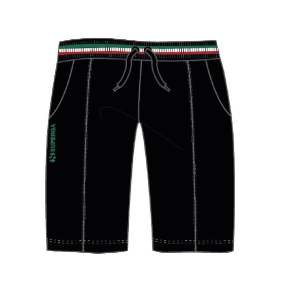 SUPERGA - PANTALONCINO UOMO COD.SMS25635 - CAVIAR 