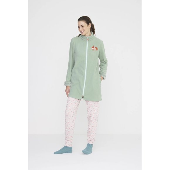 NOIDINOTTE - VESTAGLIA DONNA COD.GE2811PB401 - VERDE