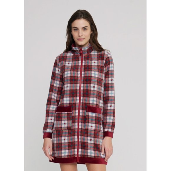 NOIDINOTTE - VESTAGLIA DONNA COD.GE2822PB401 - VERDE SALVIA 