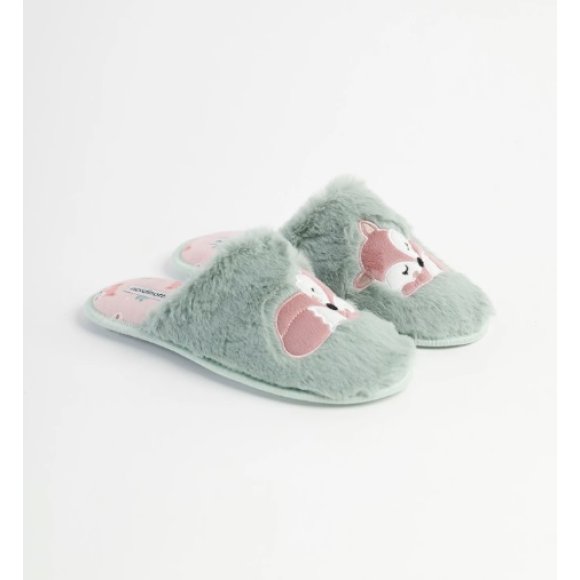 NOIDINOTTE - PANTOFOLA DONNA COD.PF2918PB402 - VERDE