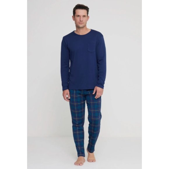 NOIDINOTTTE - PIGIAMA UOMO COD. FC2925PB-402 - BLU