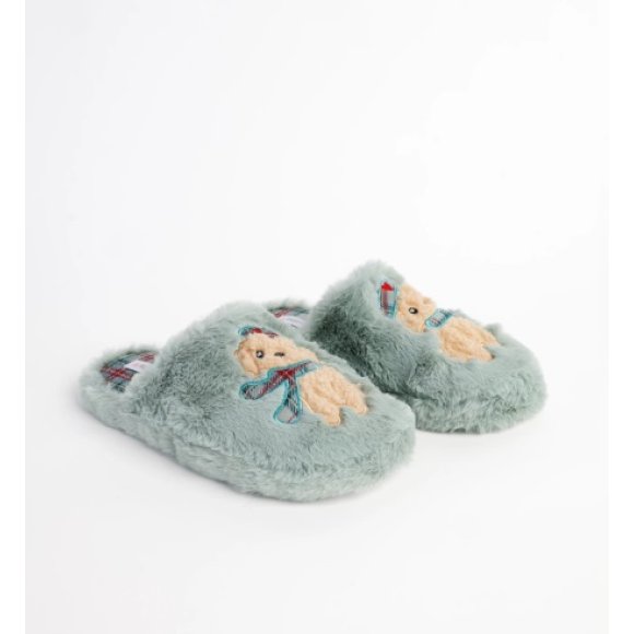 NOIDINOTTE - PANTOFOLA DONNA COD.PF2944PB401 - VERDE