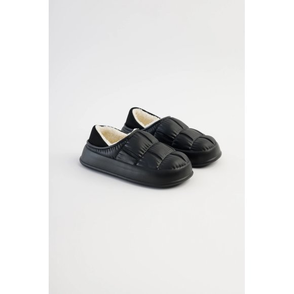 NOIDINOTTE - PANTOFOLA DONNA IN GOMMA COD.PF2980PB403 - NERO