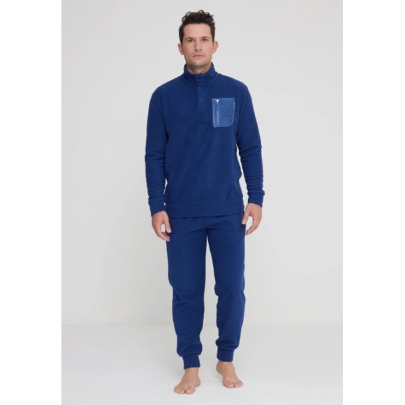 NOIDINOTTE - PIGIAMA UOMO MICROPILE COD.FC2981PB401 - GRIGIO