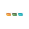 Guzzini Set 3 Contenitori Everfresh Rettangolare 
