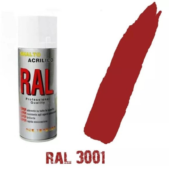 VERNICE SPRAY COD.RAL3001 - ROSSO SEGNALE