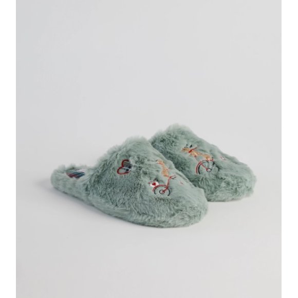 NOIDINOTTE - PANTOFOLA BAMBINA COD. PF3006PB401- VERDE