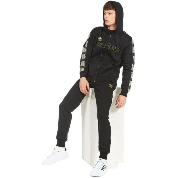 UMBRO - COMPLETO UOMO FULL ZIP CON CAPPUCCIO COD. 30188 