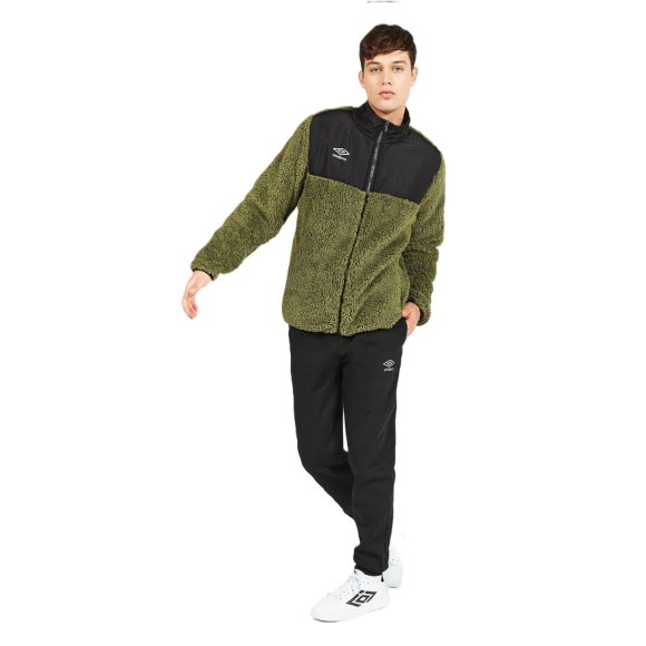 UMBRO - COMPLETO UOMO FULL ZIP COD. 30196 - MILITARE