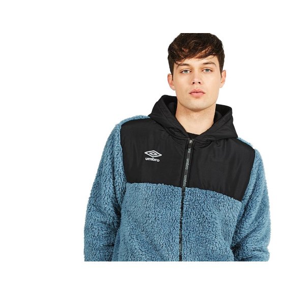 UMBRO - COMPLETO UOMO CON CAPPUCCIO COD. 30198 - BLU