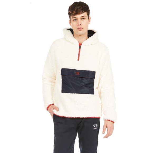 UMBRO - GIACCA UOMO "HOODED" COD.UOA30201S - MILK