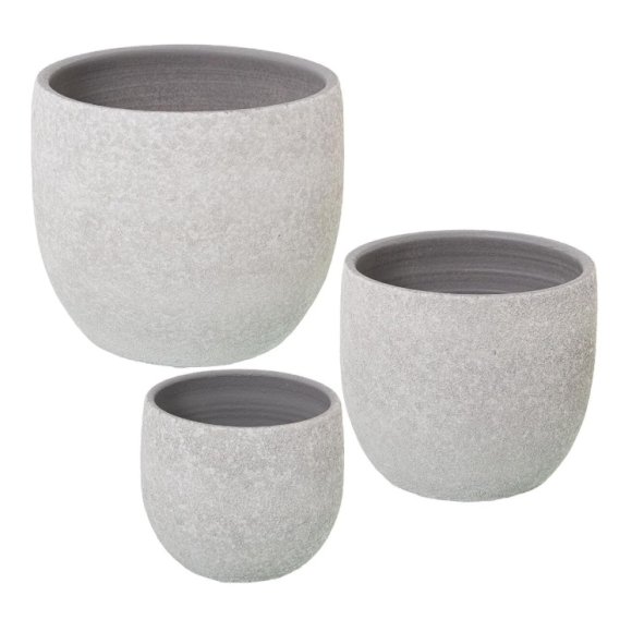 SET 3 FIORIERA CERAMICA