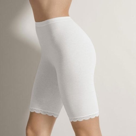 COTONELLA - 2 PEZZI GAMBALETTO COD.3163 DALLA TAGLIA 8 ALLA 10 - BIANCO