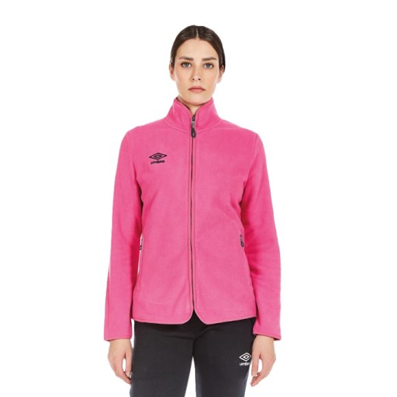 UMBRO - GIACCA DONNA IN PILE COD.UOA32177S FULL ZIP - ORCHIDEA