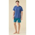NOI DI NOTTE PIGIAMA UOMO MANICA CORTA FC003265 - COLORI ASSORTITI 