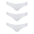 COTONELLA - SET 3 PEZZI SLIP DONNA COD. 3487 - BIANCO