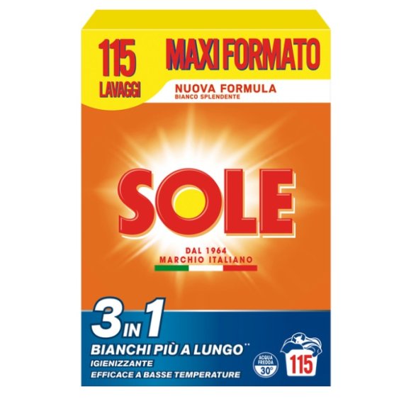 SOLE FUSTONE DETERSIVO POLVERE 115 LAVAGGI